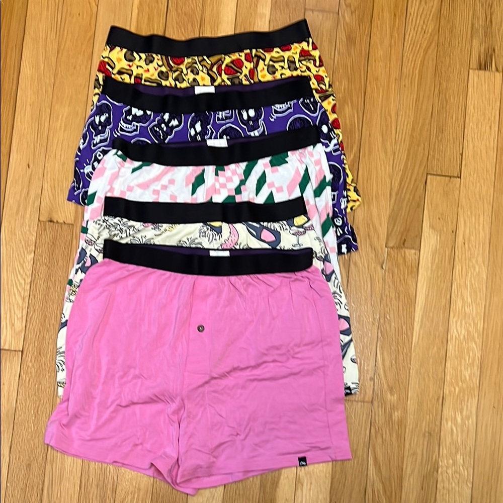 MeUndies Pink and Black Boxers Comfortable and Stylish